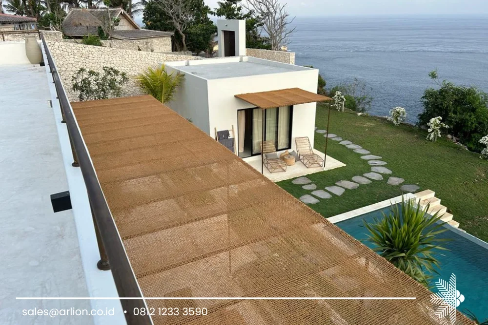 cara memasang coir sun shade